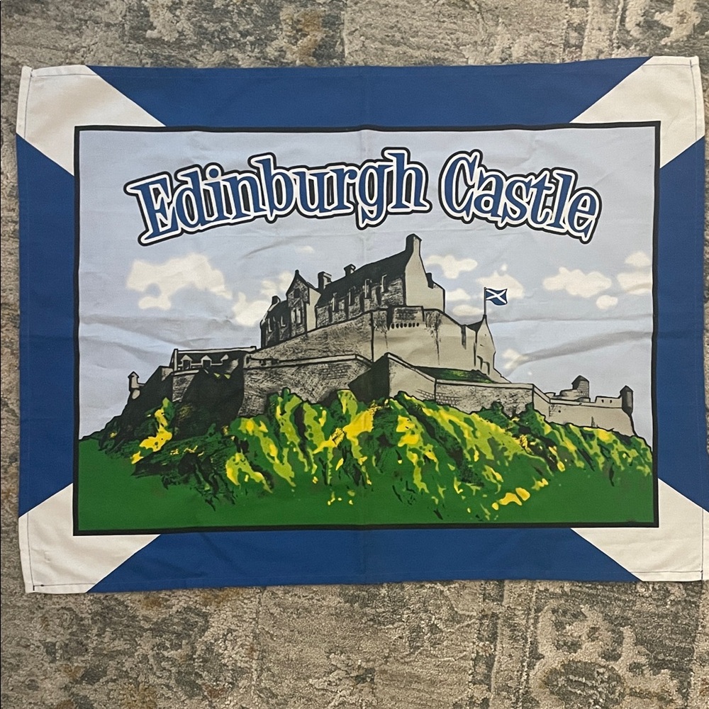 Edinburgh Castle Souvenir Flag